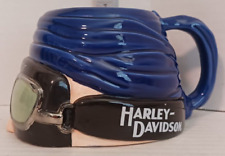 Vintage Harley Davidson 3D Bandana & Goggles Face Coffee Cup Mug picture