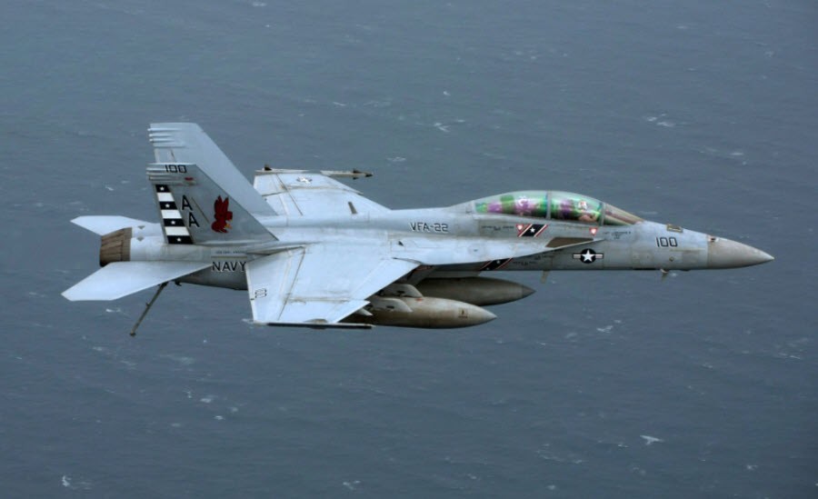 McDonnell Douglas FA-18 VFA-22 Desktop Wood Airplane New Model Small Scale 1/72