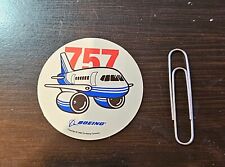 Boeing 757 Small Circle 1996 Magnet- preowned condition picture