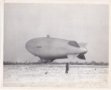 B&W 8x10ish PR Photograph for Goodyear Blimp (PAM26) picture