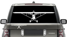 Piper J3 Cub Adhesive Decal/Sticker Vinyl / Airplane Sticker picture