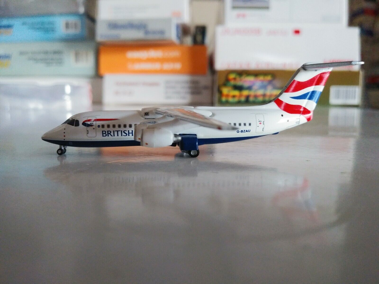 Jet-X British Airways CitiExpress Avro RJ-100 1:400 G-BZAU JXBA002 RARE