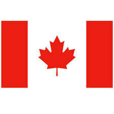 Canada Sticker Red And White Adhesive Permanent Thickness 3.0 Mil picture