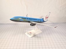 VIRGIN BLUE Queensland Livery Boeing 737-800 Aircraft Model 1:130 Scale Skymarks picture