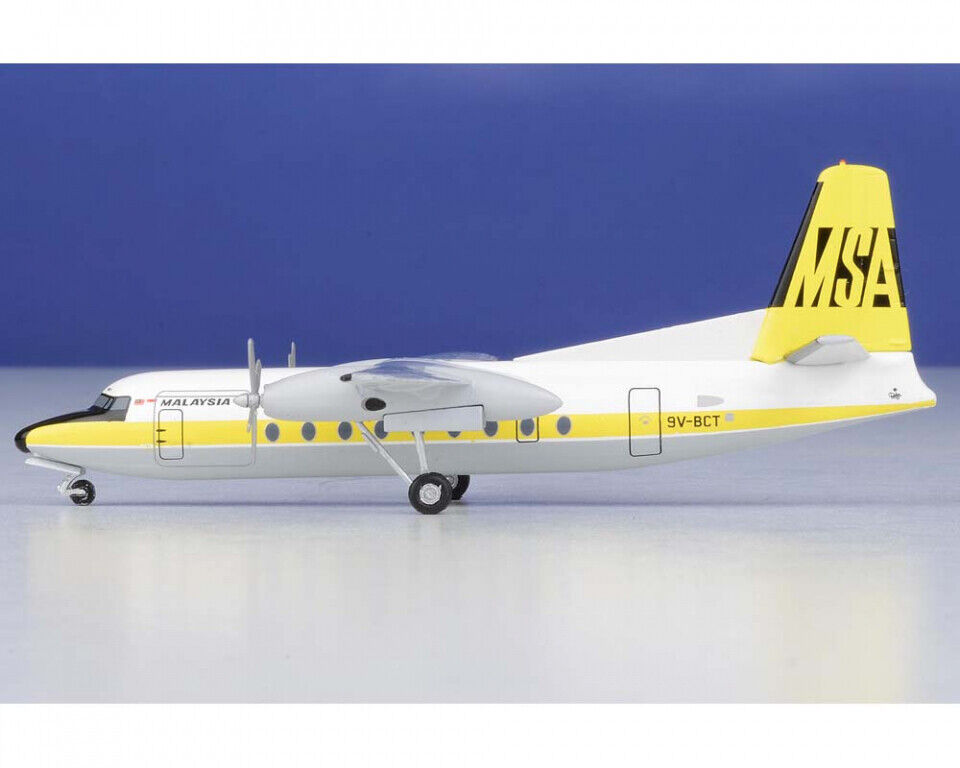 Aeroclassics WM211300 MSA Fokker F-27-200 9V-BCT Diecast 1/200 Model Airplane