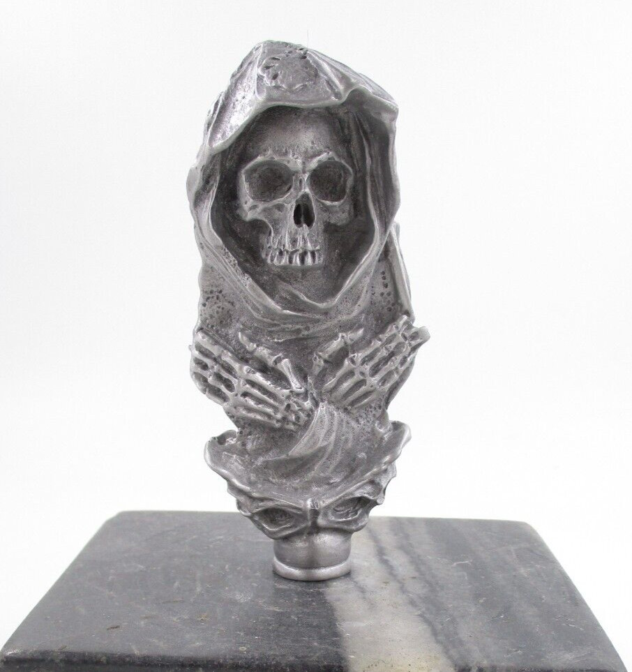 the grim reaper the angel of death ratrod hotrod car hood ornament the grim reaper the angel of death ratrod hotrod car hood ornament