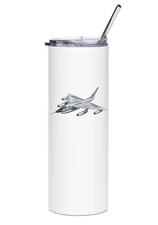 Convair B-58 Hustler Stainless Steel Water Tumbler with straw - 20oz. picture