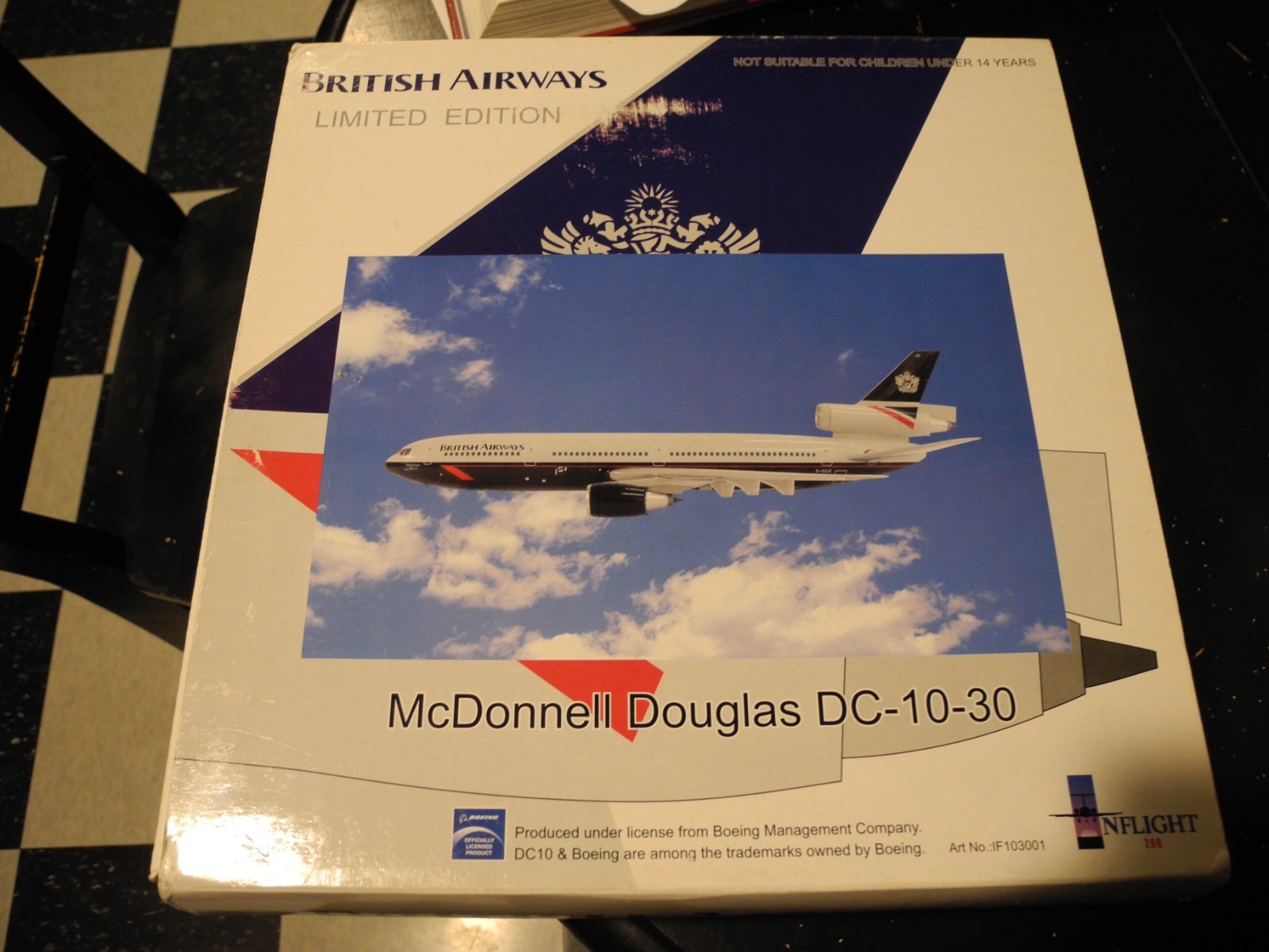 COLLECTORS FIND Inflight McDonnell Douglas DC-10 British Airways, 1:200 COLLECTORS FIND Inflight McDonnell Douglas DC-10 British Airways, 1:200