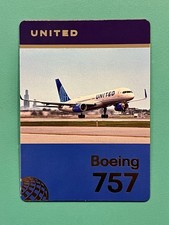 UNITED AIRLINES 757-200 TRADING CARD picture