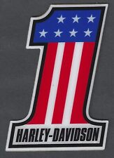 BRAND NEW HARLEY DAVIDSON MOTORCYCLES #1 USA AMERICAN FLAG STICKER DECAL 3