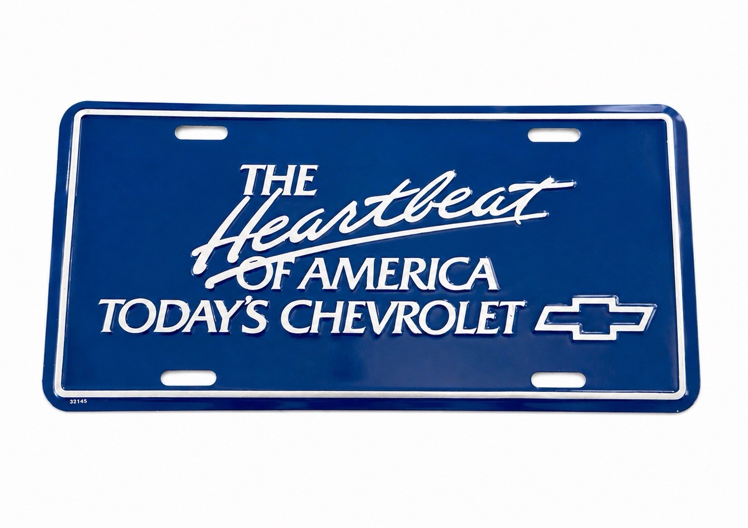 “Blue The Heartbeat Of America Todays’ Chevrolet” Novelty License Plate “Blue The Heartbeat Of America Todays’ Chevrolet” Novelty License Plate