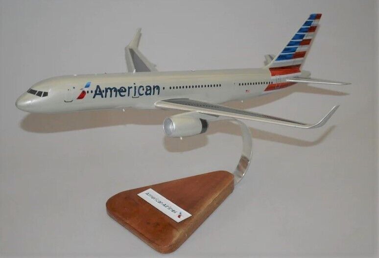 American Airlines Boeing 757-200 New Livery Desk Display Model 1/100 SC Airplane
