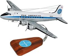 Pan Am American Douglas DC-4 N88886 Desk Top Display Wood Model 1/72 SC Airplane picture