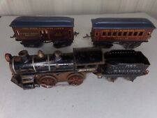 Ives Set # 11, # 17 loco. #11 tender, 60, 61, cars, brown, 1915-16, O gauge picture