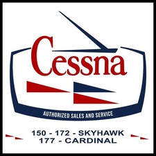 CESSNA Skyhawk & Cardinal Aircraft Auth. Dealer NEW Metal Sign: 12x12