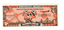 Northwest Airlines Vintage 1976 California Dollar Unused picture