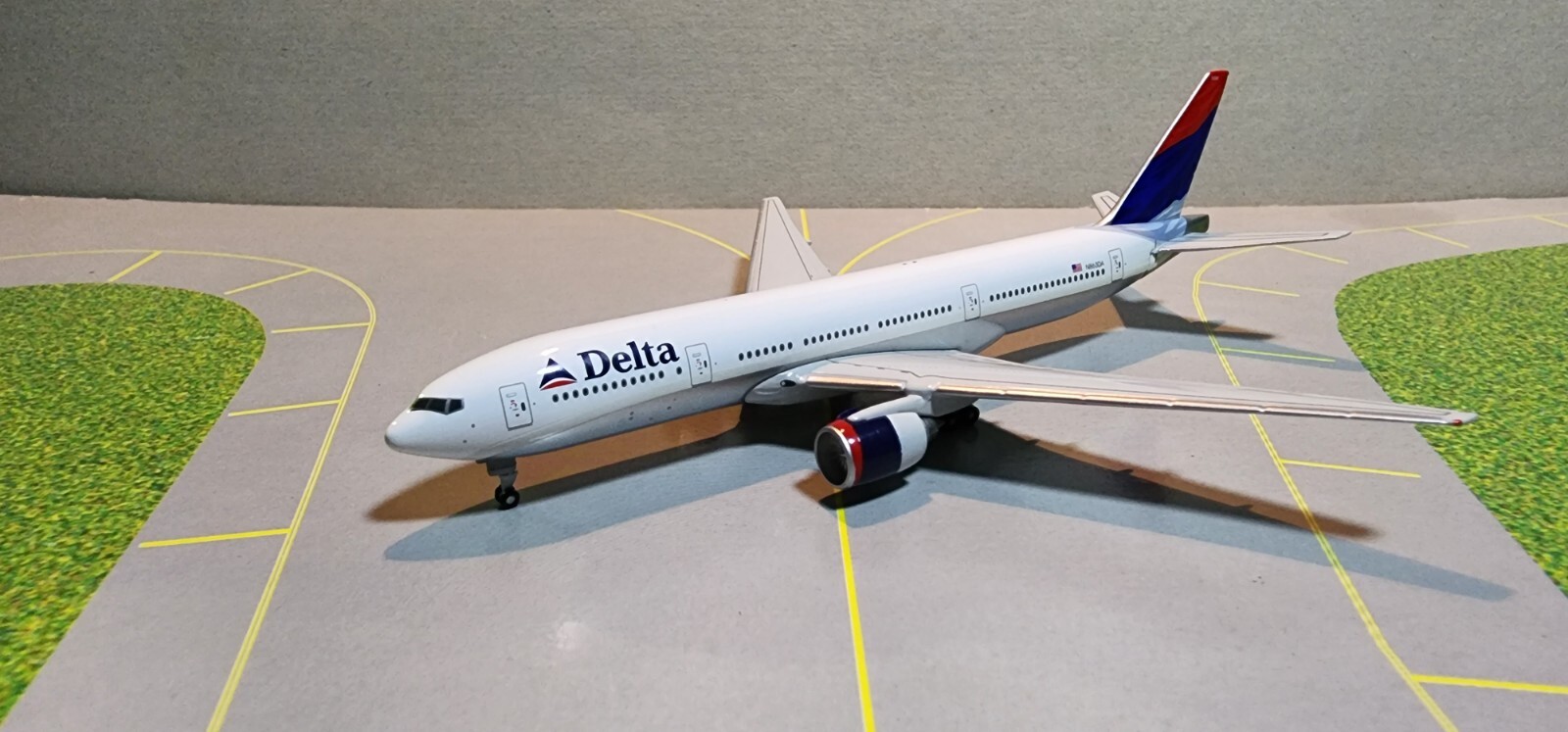 SJDAL019 DELTA 777-200 (REG. N863DA) 1:500 SCALE DIECAST METAL MODEL